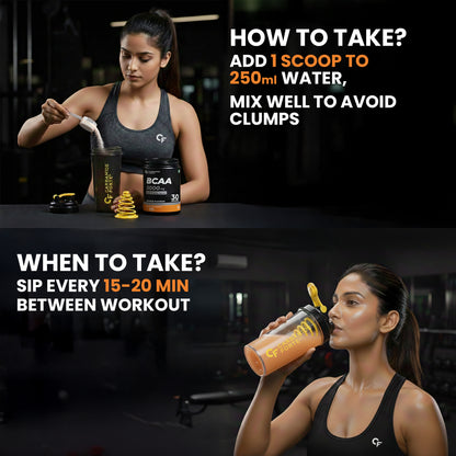 BCAA Powder to Support Endurance and Muscle Recovery | Orange Flavour