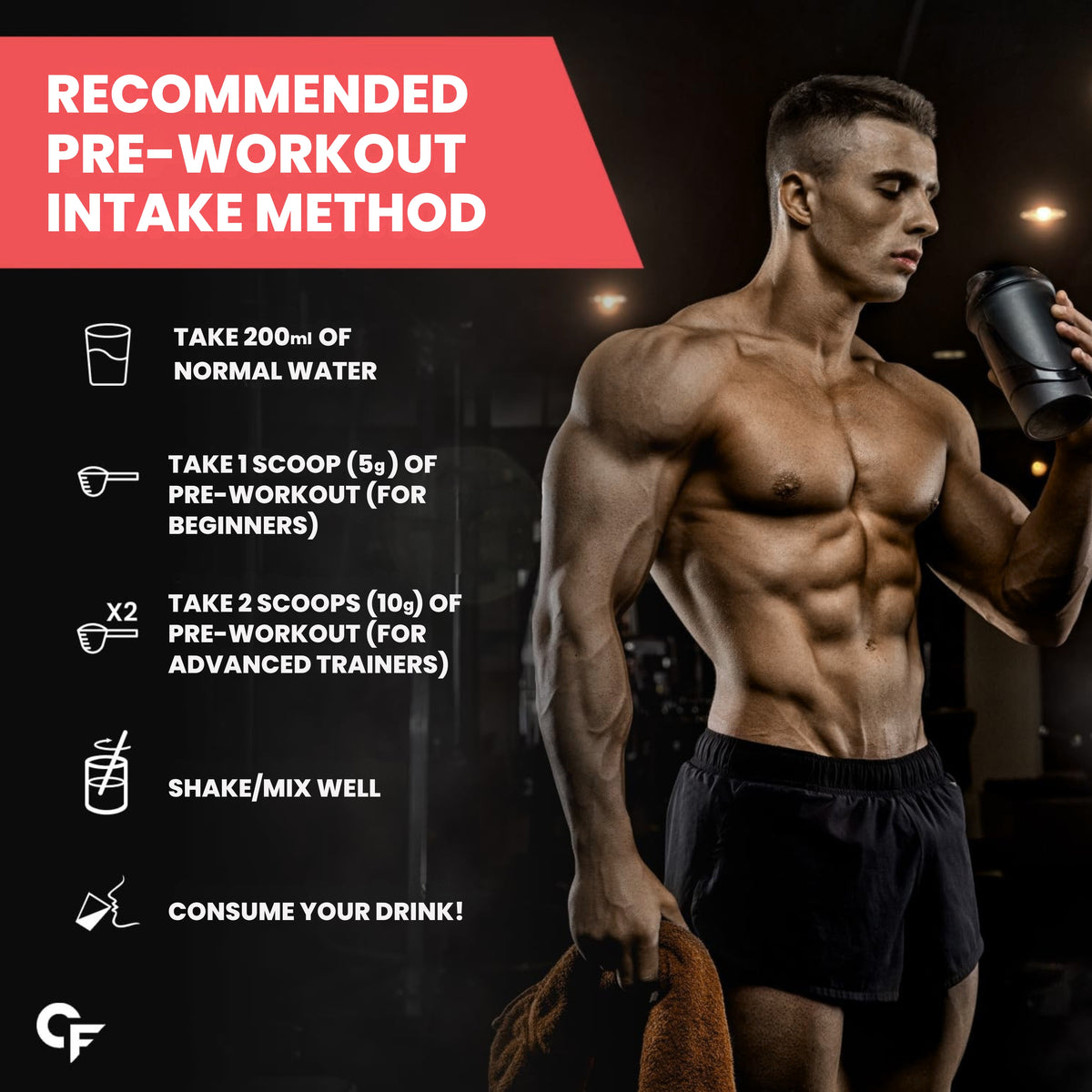 Pre Workout for Men & Women – 200g Cola Flavour for Energy & Focus
