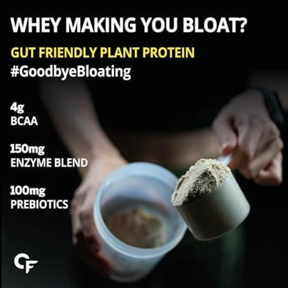 Carbamide Forte Vegan Protein Powder - Plant Based Protein Powder with Multivitamin, Minerals, Superfoods, Pea Protein, Digestive Enzymes | Plant Protein Powder - Alphonso Mango Flavour - 500g