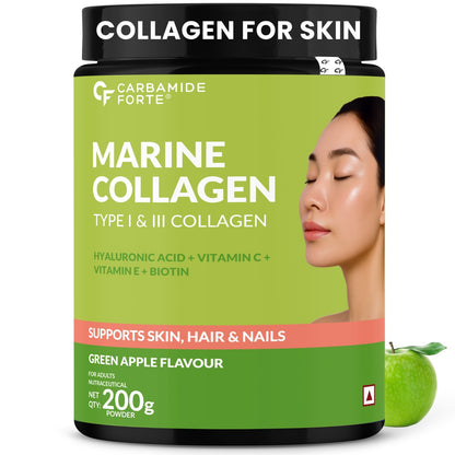 Marine Collagen Powder – Type 1 Hydrolyzed Peptides for Skin & Hair