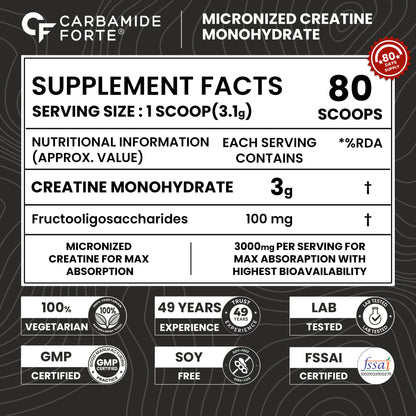 Creatine Monohydrate Powder – For Strength, Power & Recovery