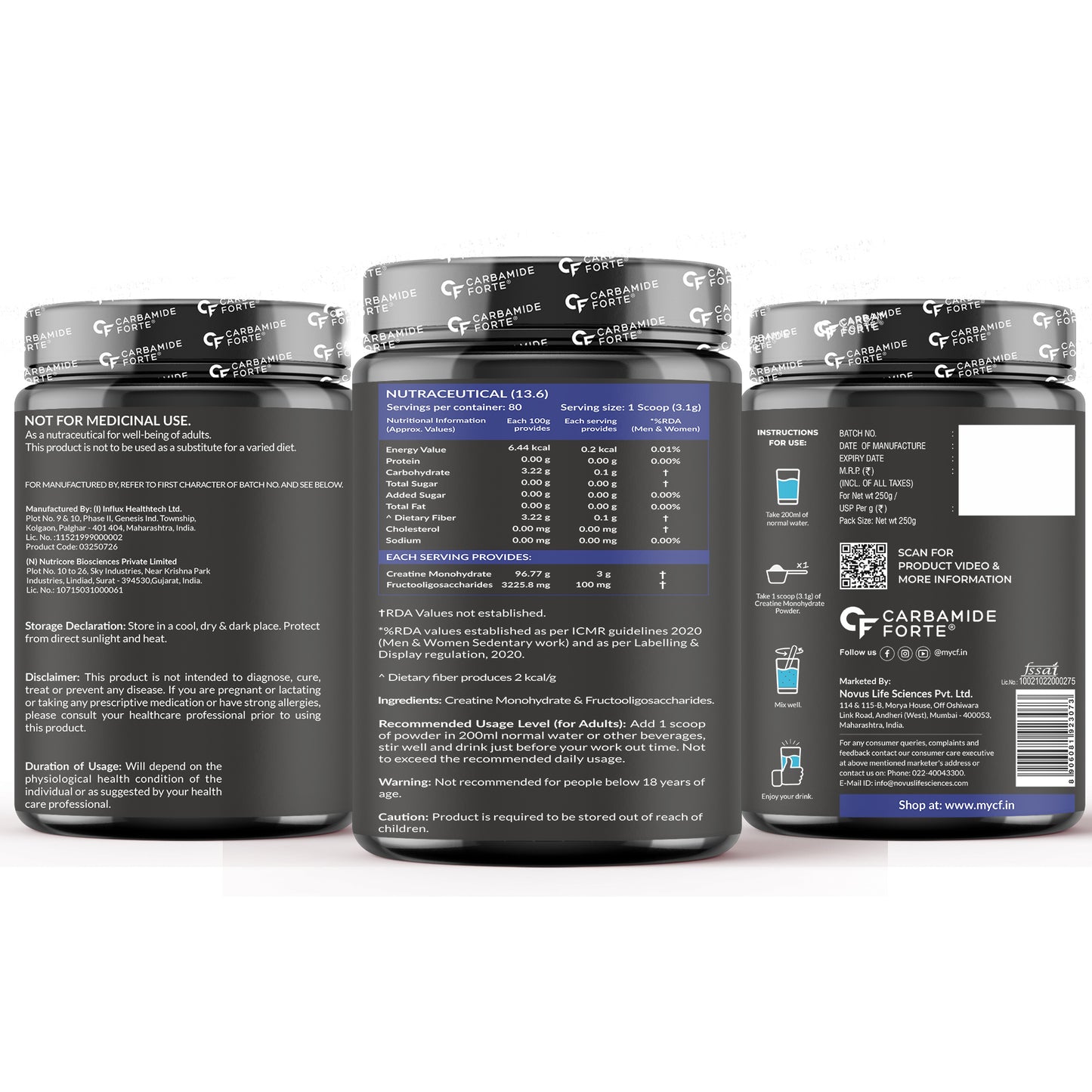 Creatine Monohydrate Powder – For Strength, Power & Recovery
