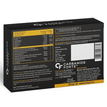 Testosterone Supplement For Men To Support Energy, Stamina & Strength | 10 Tablets