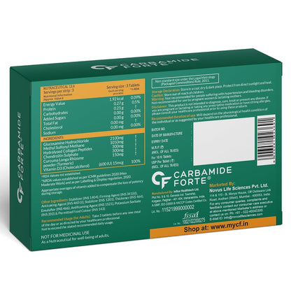 Glucosamine Chondroitin MSM 3900 mg | Joint Support | 10 Tablets