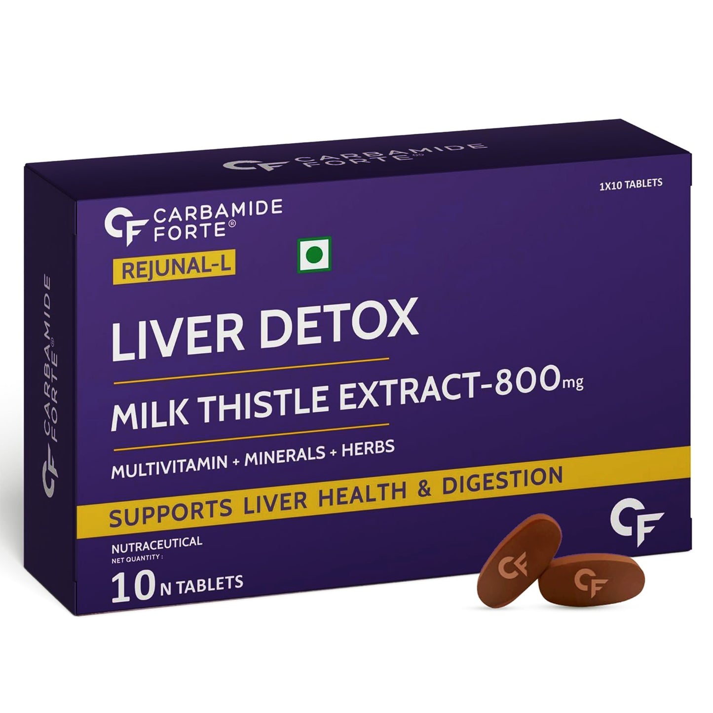 Milk Thistle 800 mg Tablets | Liver Detox Supplement |