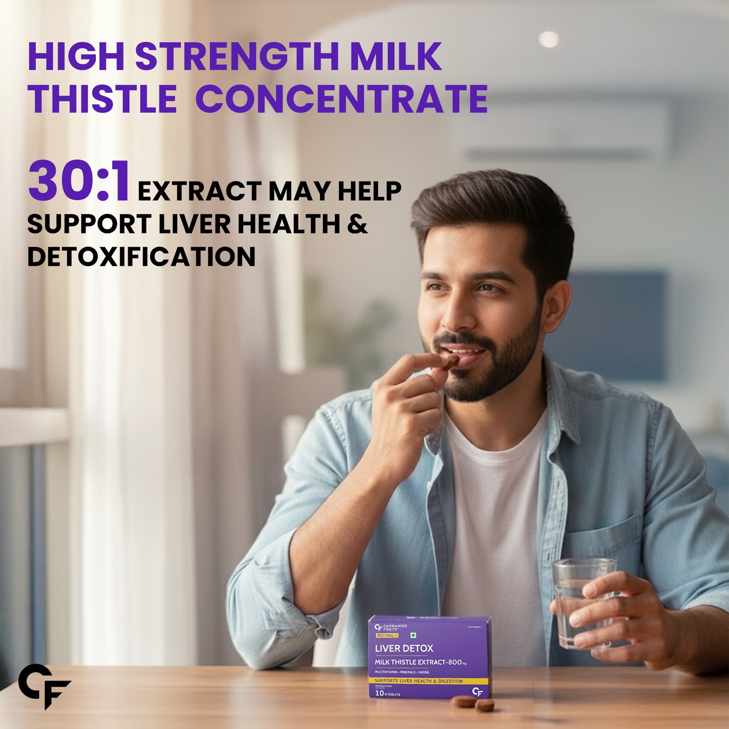 Milk Thistle 800 mg Tablets | Liver Detox Supplement |