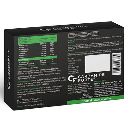 L-Arginine HCL 1000mg Supplement |  10 Capsules