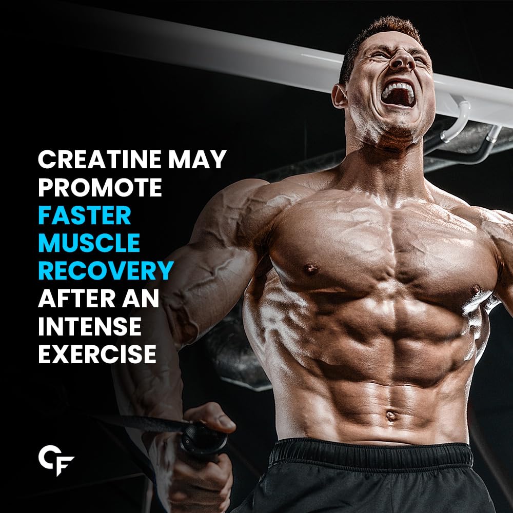 Flavoured Creatine Monohydrate for Strength, Power & Performance | Blueberry Flavour | 250g
