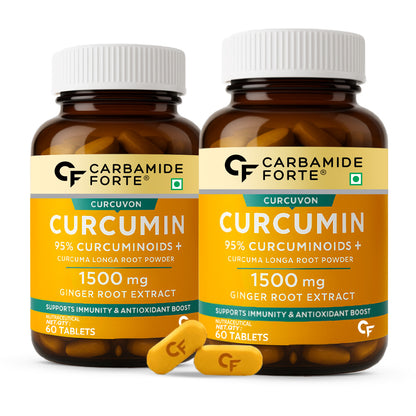 Curcumin 95% + Piperine 10 mg | 60 Veg Tablets