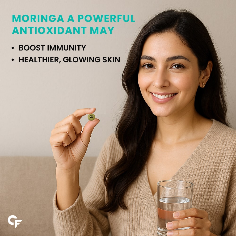 100% Organic Moringa 1000 mg | 60 Tablets