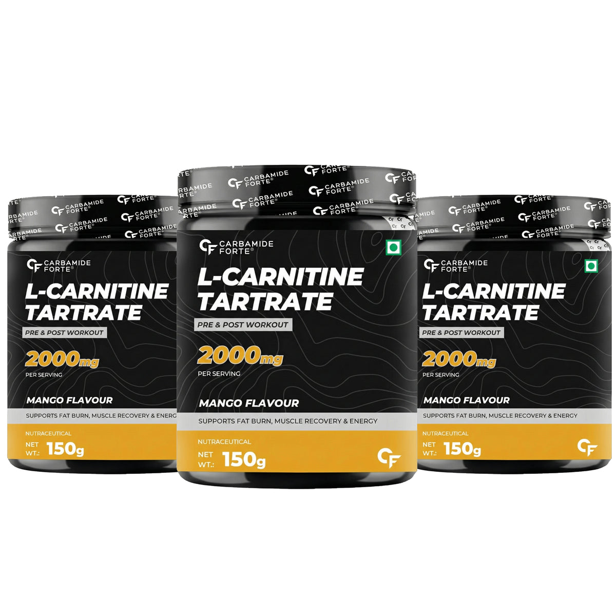 L-Carnitine Tartrate 2000mg Powder – Pre & Post Workout Supplement | Mango Flavour