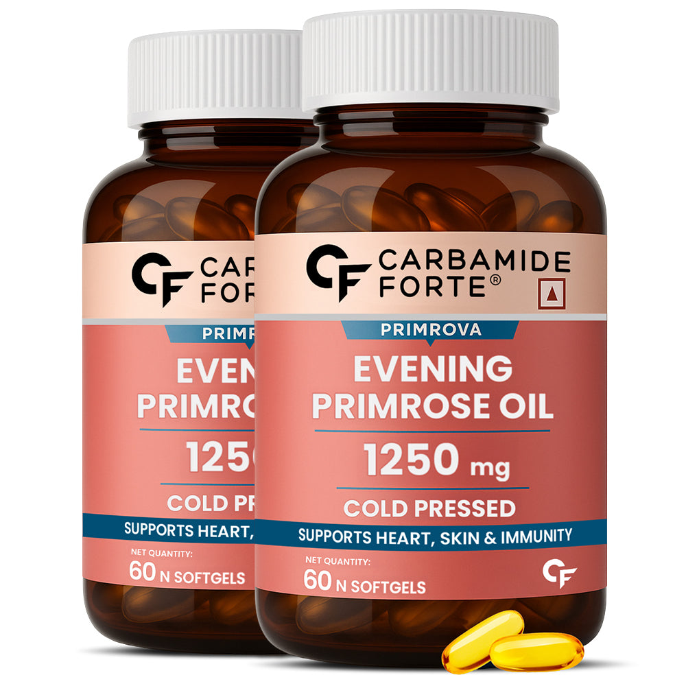 Carbamide Forte Evening Primrose Oil — 1250 mg Softgel Capsules