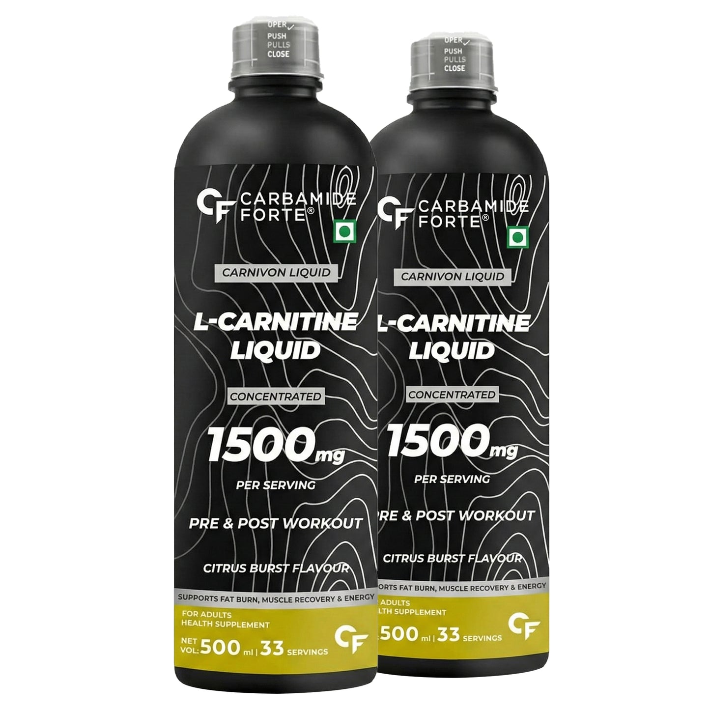 L-Carnitine Liquid – 1500 mg for Energy & Muscle Support