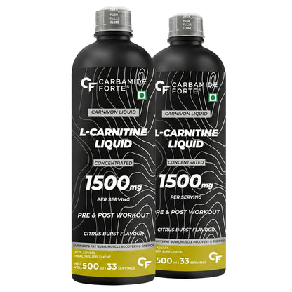 L-Carnitine Liquid – 1500 mg for Energy & Muscle Support