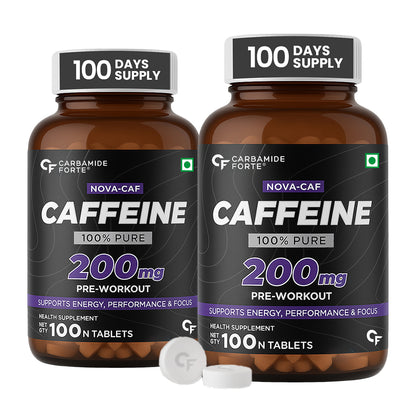 Caffeine 200 mg – Pre-Workout Tablets