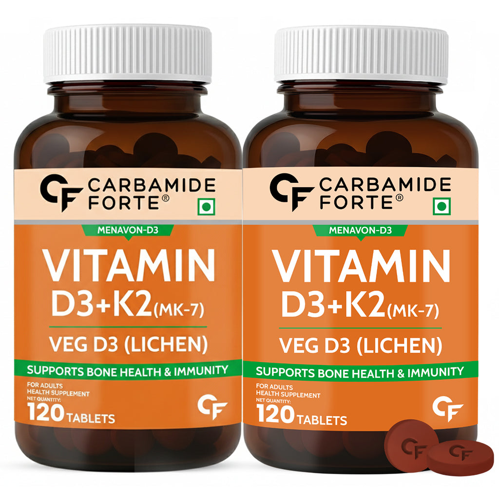 Vitamin D3 + K2 Supplement - Strong Bones & Heart Health