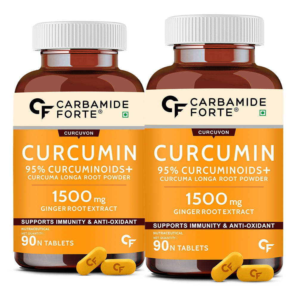 Curcumin 95% + Piperine 10 mg | 90 Veg Tablets