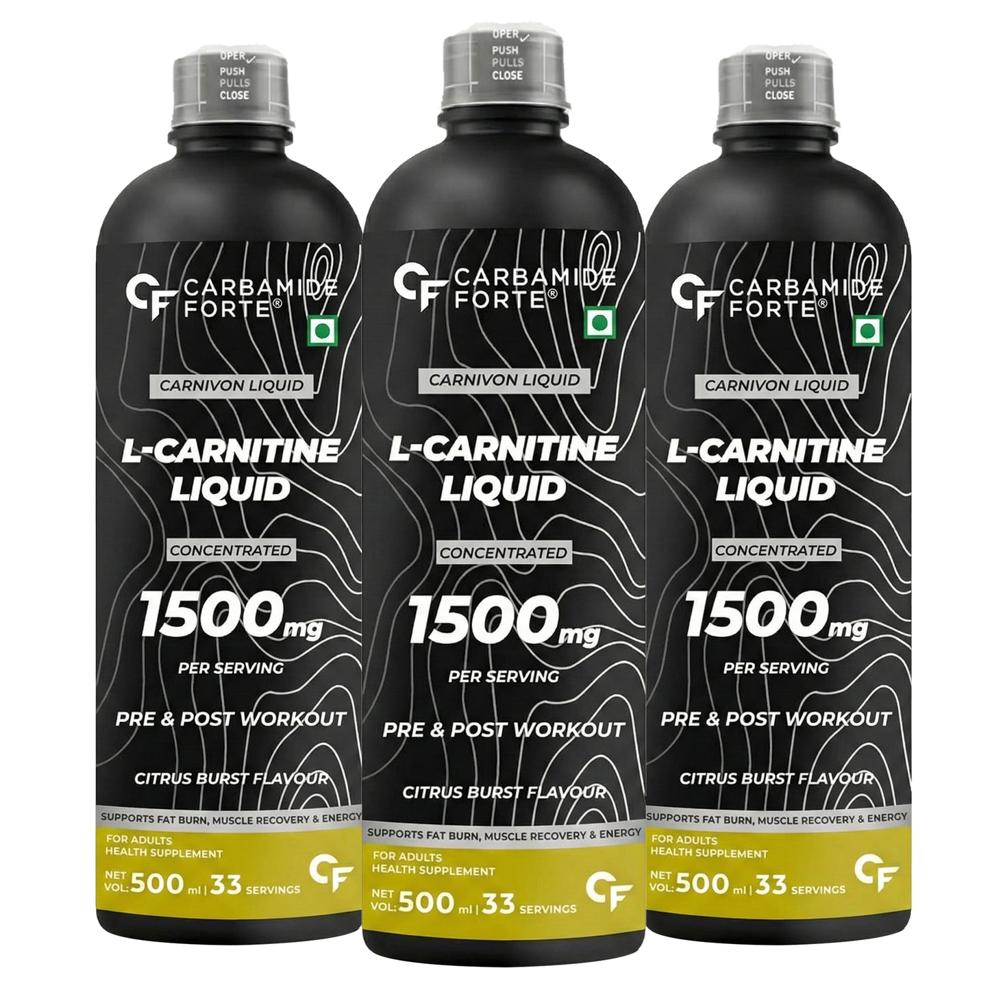 L-Carnitine Liquid – 1500 mg for Energy & Muscle Support