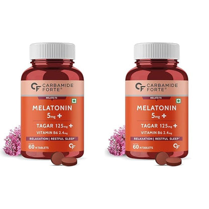 Melatonin 5 mg with Tagara – 60 Veg Tablets