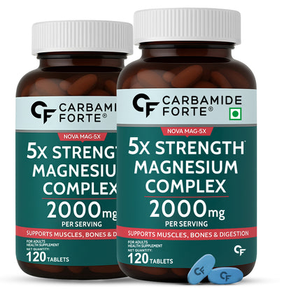 5X Strength Magnesium Complex – 2000mg Per Serving for Full Body Support