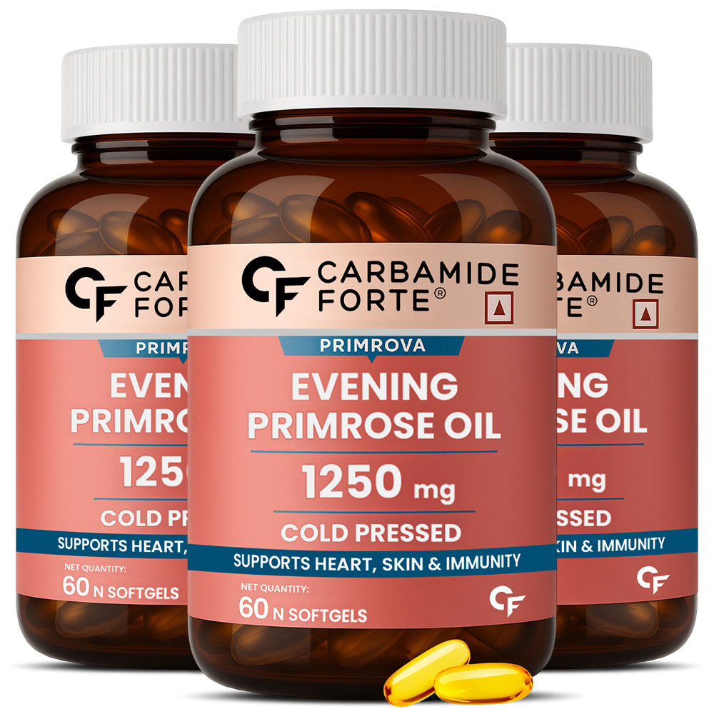Carbamide Forte Evening Primrose Oil — 1250 mg Softgel Capsules