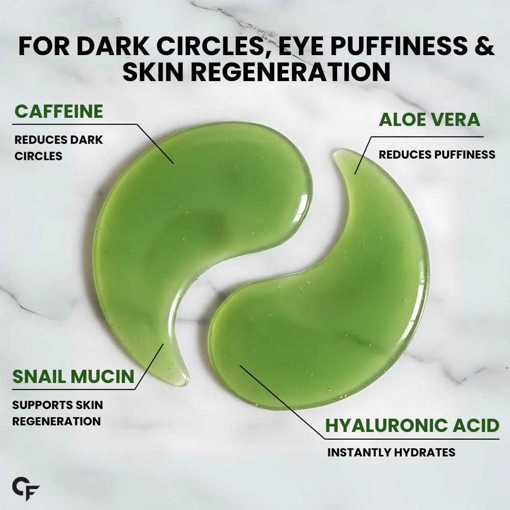 Hydrogel Under Eye Patches – Reduces Dark Circles, Puffiness & Fine Lines