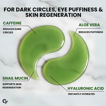 Hydrogel Under Eye Patches – Reduces Dark Circles, Puffiness & Fine Lines