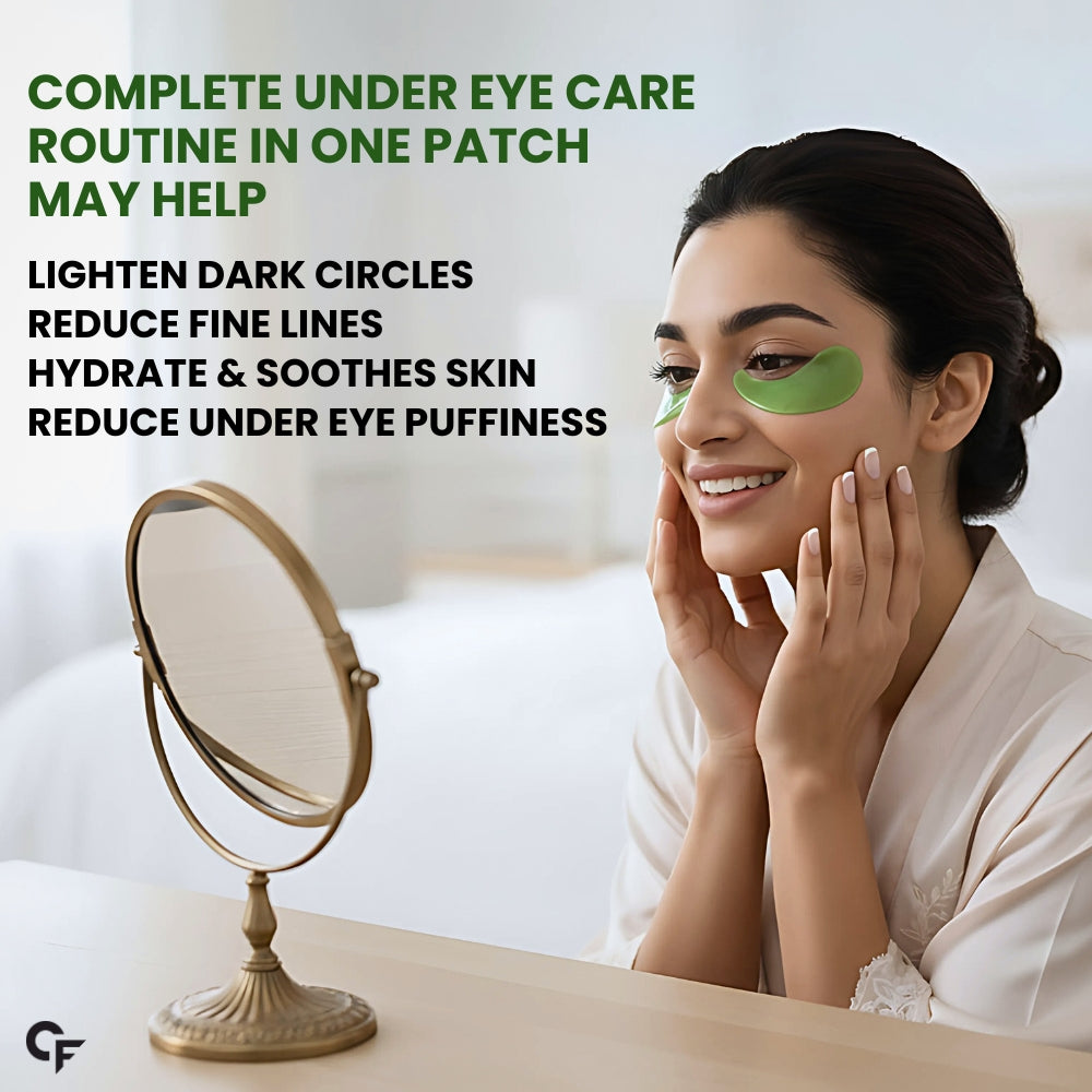 Hydrogel Under Eye Patches – Reduces Dark Circles, Puffiness & Fine Lines