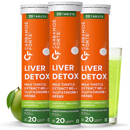 Liver Detox Effervescent Tablets for Daily Liver Health Support 60 Tablets