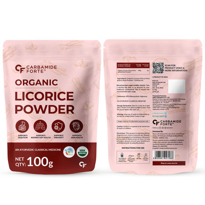 Organic Licorice Powder (Mulethi) – Pure Ayurvedic Root Herb 100g