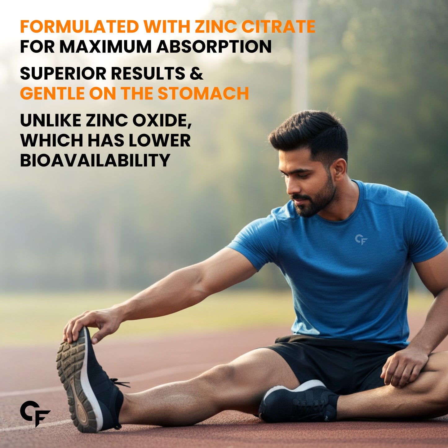 Zinc Citrate with Vitamin C – 100% RDA Zinc for Immunity, Skin & Cellular Health | 120 Tablets