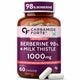 Berberine 98% with Milk Thistle – 1000mg Per Serving 60 Tablets