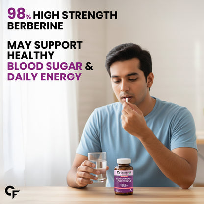 Berberine 98% with Milk Thistle – 1000mg Per Serving 60 Tablets