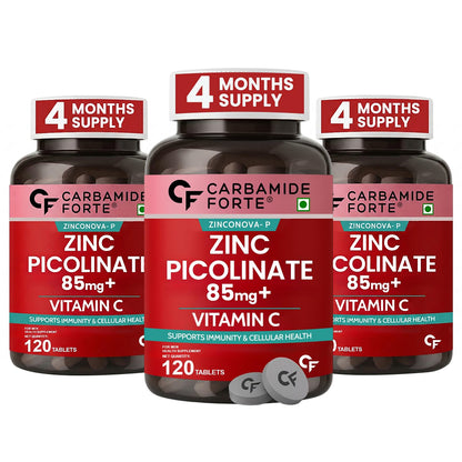 Zinc Picolinate with Vitamin C - 120 Tablets