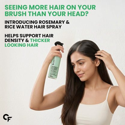 Rosemary Hair Spray with Rice Water & Advanced Actives – 200 ml