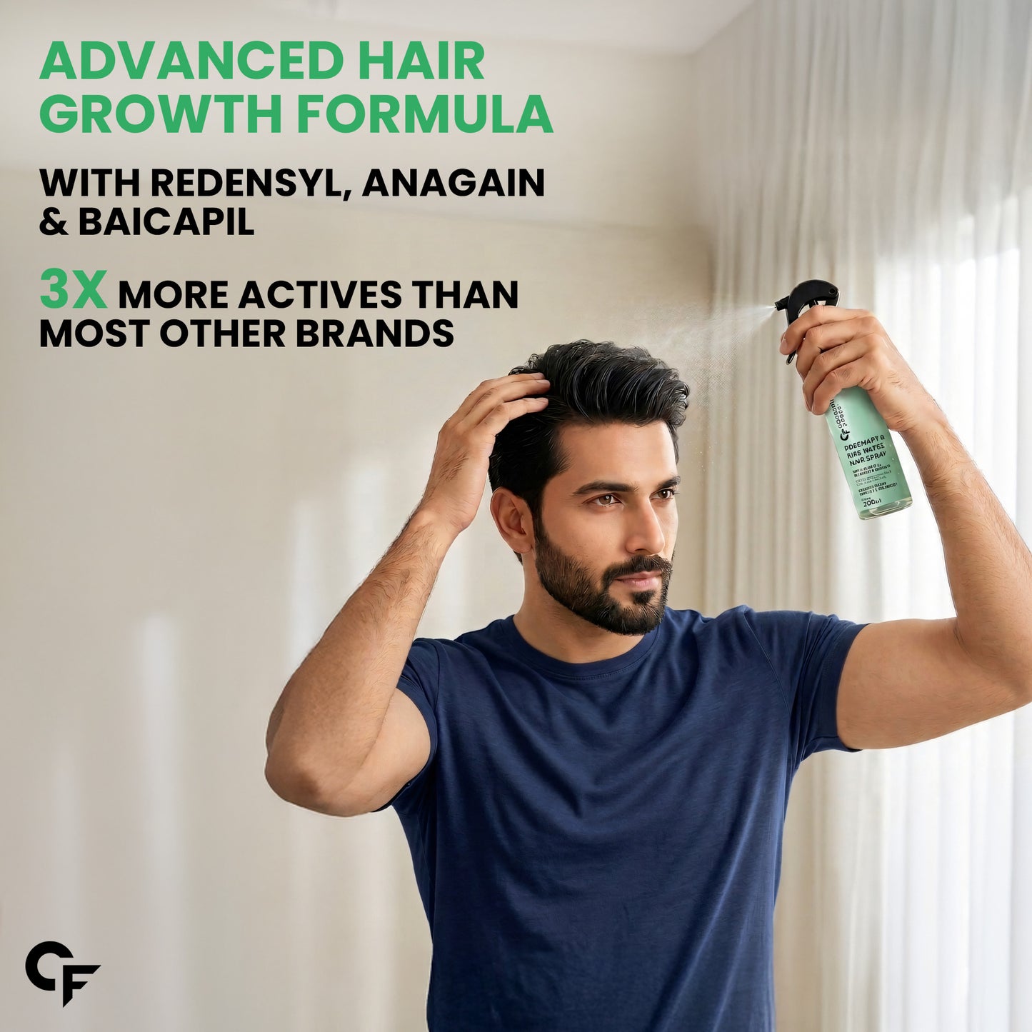 Rosemary Hair Spray with Rice Water & Advanced Actives – 200 ml