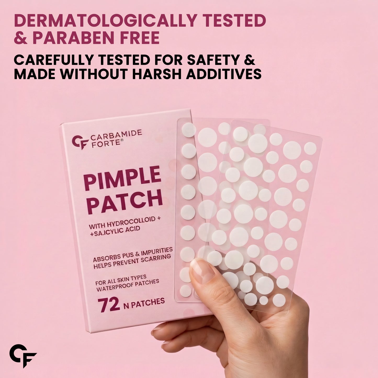 Hydrocolloid Pimple Patches with Salicylic Acid & Cica | 72 Patches