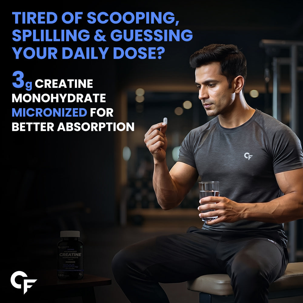 Creatine Monohydrate Tablets 3000mg – 180 Tablets
