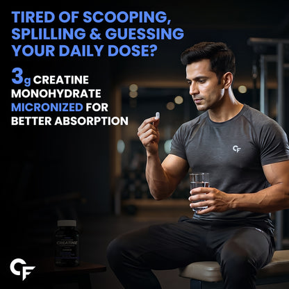 Creatine Monohydrate Tablets 3000mg – 180 Tablets