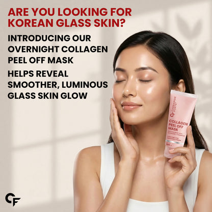Collagen Peel Off Mask for Glass Skin with Hyaluronic Acid & Niacinamide - 100ml