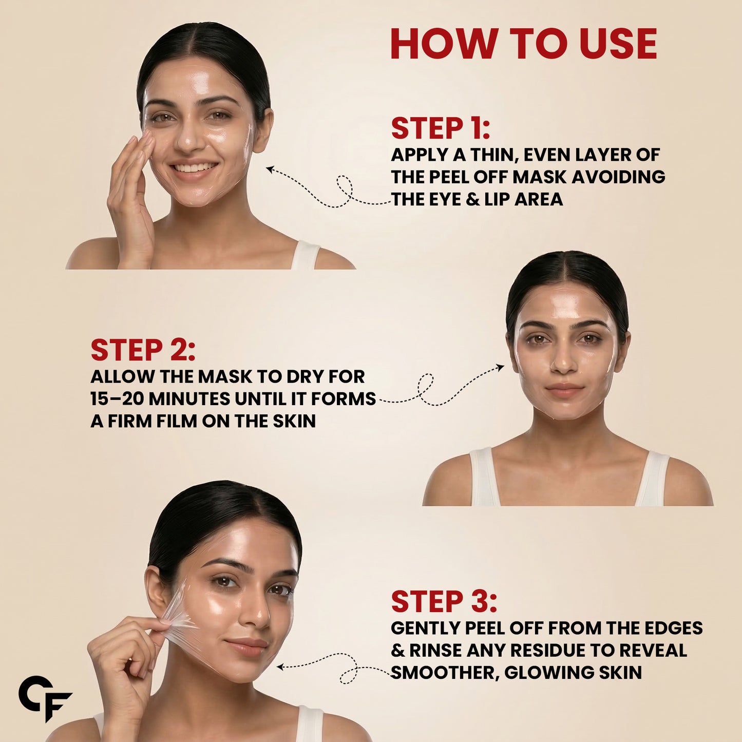 Collagen Peel Off Mask for Glass Skin with Hyaluronic Acid & Niacinamide - 100ml