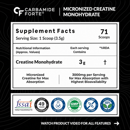 Micronized Creatine Monohydrate for Strength, Power & Performance | Cola Flavour