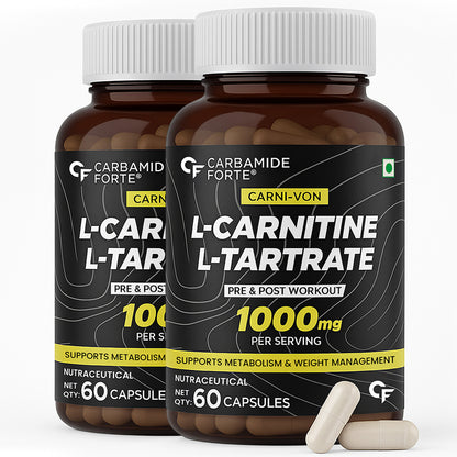 L Carnitine Supplement 1000mg – Boost Energy & Fat Metabolism
