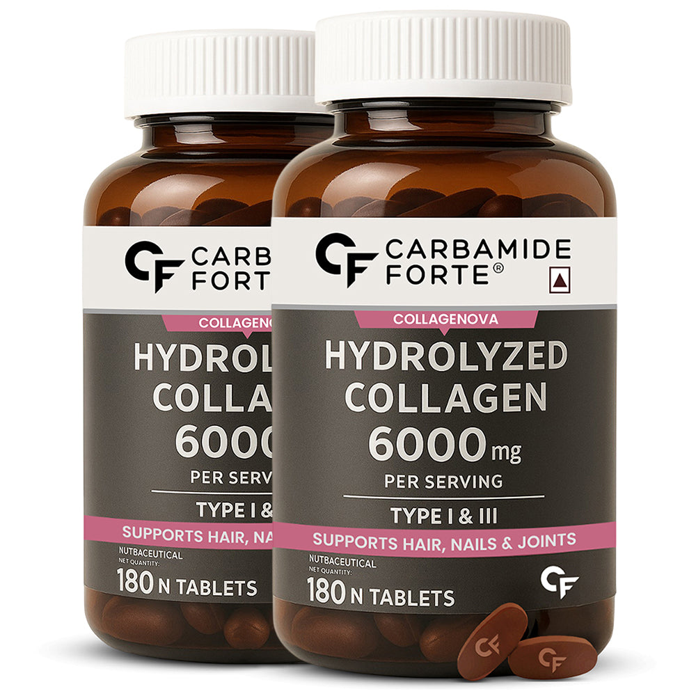 Hydrolyzed Collagen Tablets – For Glowing Skin, Hair & Nails