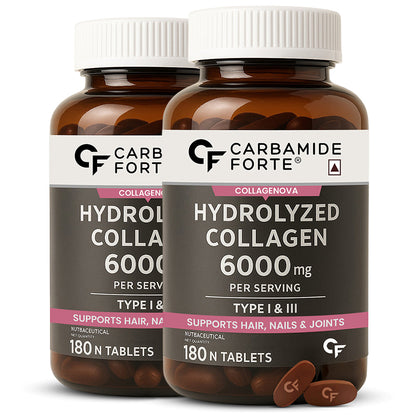 Hydrolyzed Collagen Tablets – For Glowing Skin, Hair & Nails