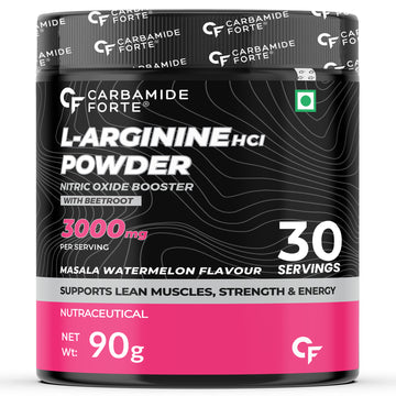 Carbamide Forte L Arginine Powder with Beetroot 3000mg - Mix Berry Flavour - 90g