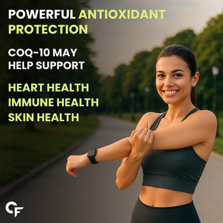 Carbamide Forte Coenzyme Q10 (CoQ10) 300mg with Selenium 40mcg | Supports Heart Health and Vascular Health | 100% Vegetarian – 30 Capsules