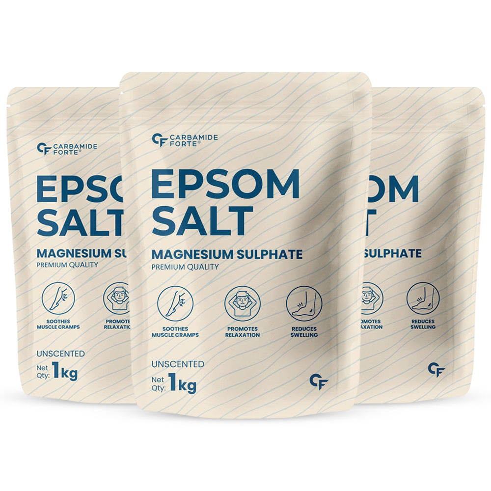 100% Pure Epsom Salt | Muscle Relief, Foot Soak & Relaxing Bath Salt - 1KG