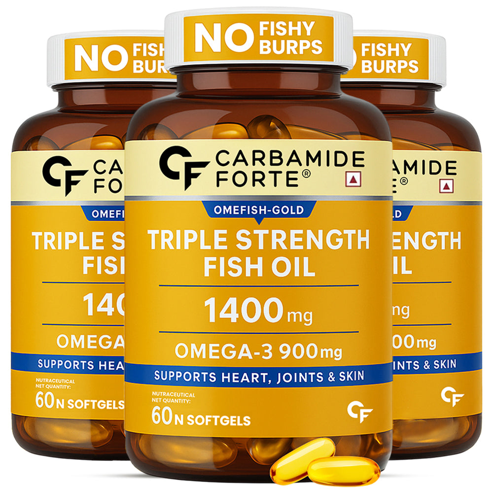 Triple Strength Omega-3 Fish Oil 1400 mg – For Heart & Joint Wellness
