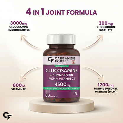 Glucosamine Joint Support Tablets for Mobility & Flexibility - 60 Tablets